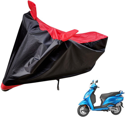 Auto Hub Two Wheeler Cover for Hero(Maestro, Black, Red)