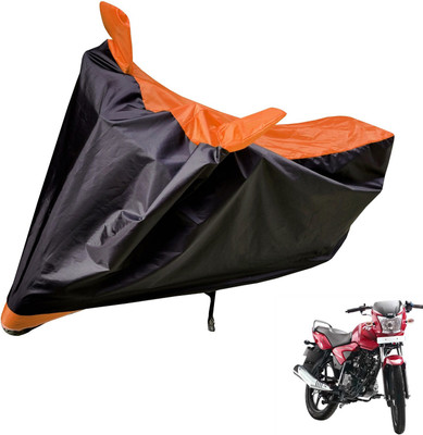 Auto Hub Two Wheeler Cover for TVS(Jive, Black, Orange)