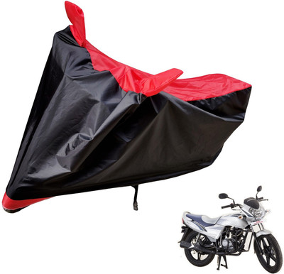 Auto Hub Two Wheeler Cover for LML(Freedom, Black, Red)