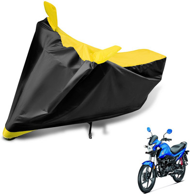 Auto Hub Two Wheeler Cover for Honda(Livo, Black, Yellow)