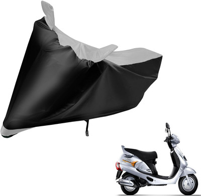 Auto Hub Two Wheeler Cover for Mahindra(Duro, Black, Silver)