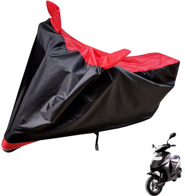 Auto Hub Two Wheeler Cover for Mahindra(Kine, Black, Red)