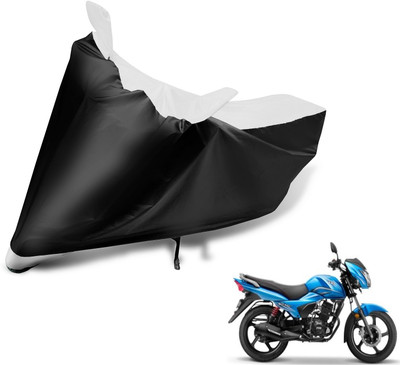 Auto Hub Two Wheeler Cover for TVS(Victor New, Black, White)