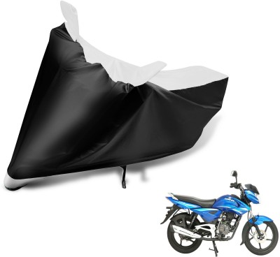 Auto Hub Two Wheeler Cover for Bajaj(XCD 135, Black, White)