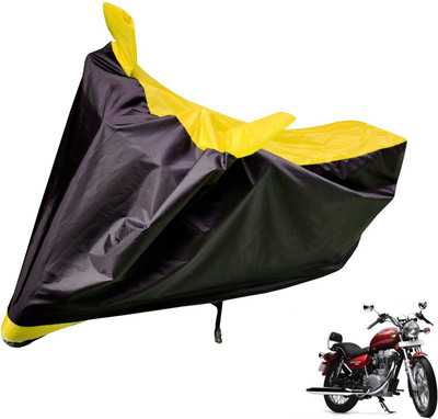 Auto Hub Two Wheeler Cover for Royal Enfield(Thunderbird 500, Black, Yellow)