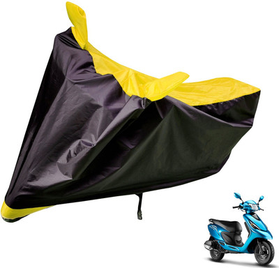 Auto Hub Two Wheeler Cover for TVS(Zest, Black, Yellow)