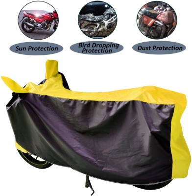 Auto Hub Two Wheeler Cover for TVS(Apache RR 310, Black, Yellow)