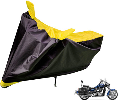 Auto Hub Two Wheeler Cover for Triumph(Thunderbird 350, Black, Yellow)