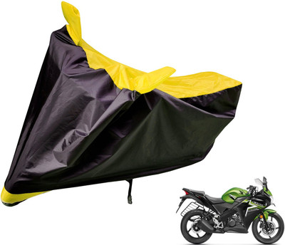 Auto Hub Two Wheeler Cover for Honda(CBR 150R, Black, Yellow)