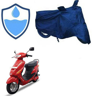 Feel heaven Waterproof Two Wheeler Cover for Hero(E Sprint, Blue)