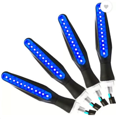 Delhismart Side LED Indicator Light for Universal For Bike Universal For Bike(Blue)