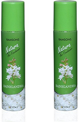 RAMSONS RajniGandha Spray Floral RajniGandha Combo Air Freshener, 500 ml (Pack of 2)(2 x 250 ml)