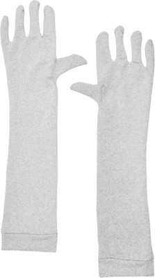 H International Cotton Arm Sleeve For Men & Women(Free, Grey)
