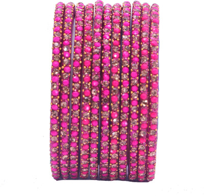Shubhlaxmi Glass Bangle Set(Pack of 12)