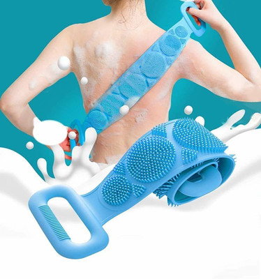 SWISS WONDER ™IVX-TRS-375-Long Silicone Body Back Scrubber