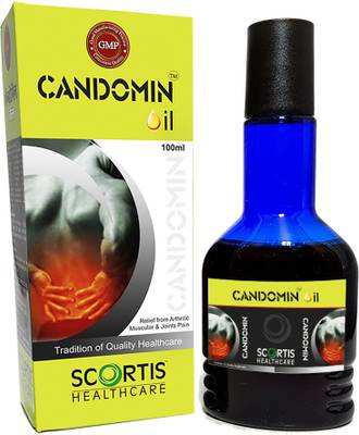 SCORTIS HEALTH CARE Candomin Oil-100ml (Ayurvedic Pain Relief Oil for Body, Back, Knee, Neck, Legs) Liquid  (100 ml)