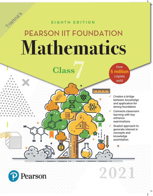 Pearson IIT Foundation Mathematics| Class 7| 2021 Edition| By Pearson(Paperback, Trishna)