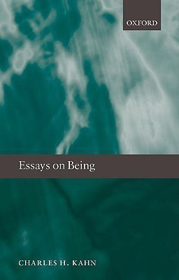 Essays on Being(English, Hardcover, Kahn Charles H.)