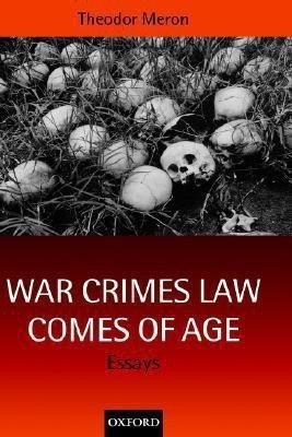 War Crimes Law Comes of Age(English, Hardcover, Meron Theodor)