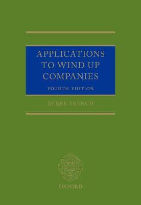 Applications to Wind up Companies(English, Hardcover, French Derek)