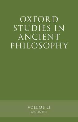 Oxford Studies in Ancient Philosophy, Volume 51(English, Paperback, unknown)