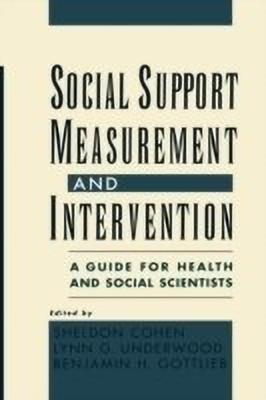 Social Support Measurement and Intervention(English, Hardcover, unknown)