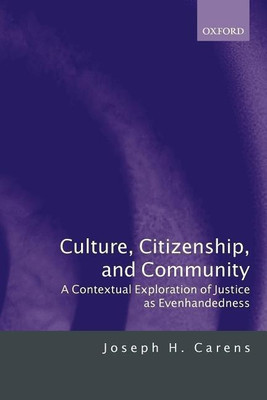 Culture, Citizenship, and Community(English, Paperback, Carens Joseph H.)