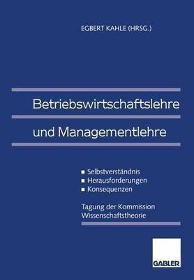 Betriebswirtschaftslehre und Managementlehre(German, Paperback, unknown)