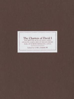The Charters of David I(English, Hardcover, unknown)