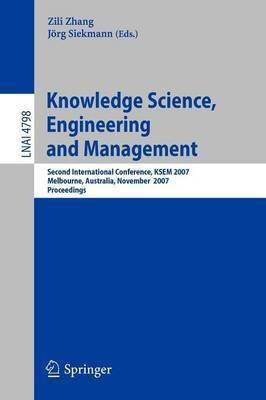 Knowledge Science, Engineering and Management(English, Paperback, unknown)