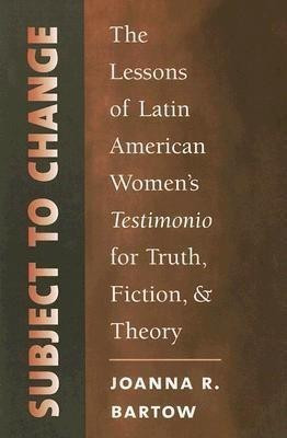 Subject to Change(English, Paperback, Bartow Joanna R.)