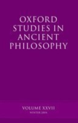 Oxford Studies in Ancient Philosophy XXVII(English, Hardcover, unknown)