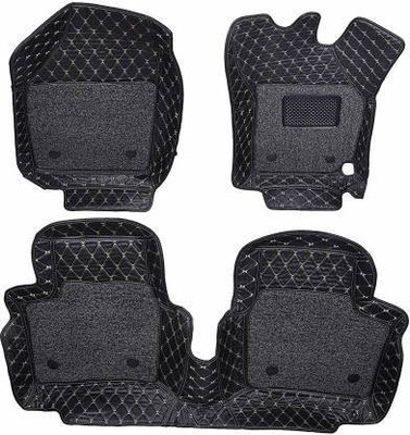 KOZDIKO Leather 7D Mat For  Kia Seltos(Black)