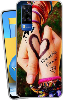 mobom Back Cover for Vivo Y51A(Multicolor, Dual Protection, Silicon, Pack of: 1)