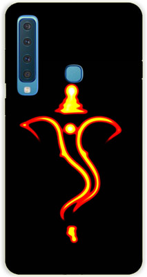 iprinto Back Cover for Samsung Galaxy A9 2018 lord ganesha Back Cover(Black, Flexible, Silicon, Pack of: 1)