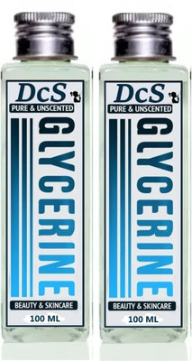 DCS PURE VEGETABLE GLYCERINE - FOR CLEANSING (100 ML EACH) Face Wash(200 ml)