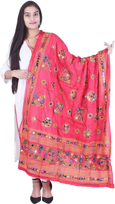 raj-rajeshwari collection Pure Cotton Embroidered Women Dupatta