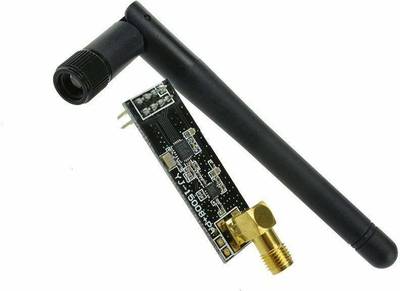 Robotronics NRF24L01+PA+LNA Wireless Transceiver RF Transceiver Module 2.4G 1100m with Antenna in Antistatic Foam Compatible Arduino Electronic Components Electronic Hobby Kit