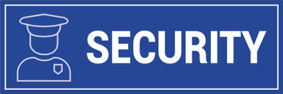 CREATIVE ADVERTISERS Security Emergency Sign