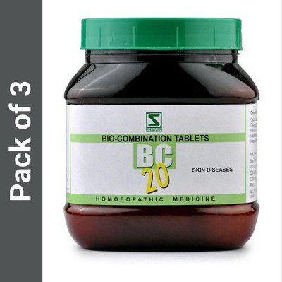 Dr.Willmar Schwabe India Bio-combination BC 20 Tablets(3 x 550 g)