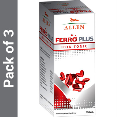 ALLEN Ferro Plus Syrup(3 x 500 ml)