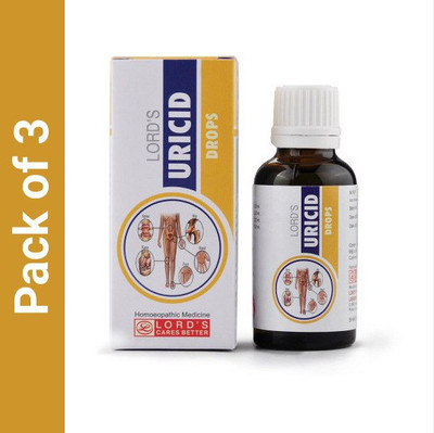 LORD'S Uricid Drops(3 x 30 ml)