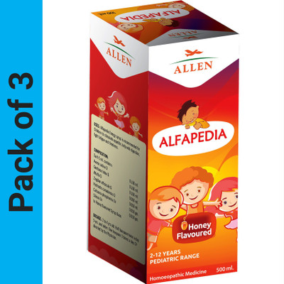 ALLEN Alfapedia Syrup(3 x 500 ml)
