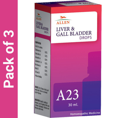 ALLEN A23 Liver & Gall Bladder Drops(3 x 30 ml)