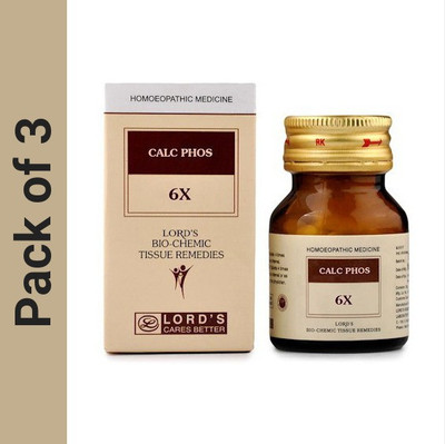 LORD'S Calc Phos 6X Tablets(3 x 25 g)