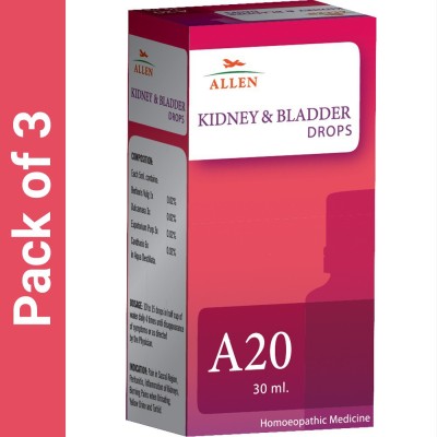 ALLEN A20 Kidney & Bladder Drops(3 x 30 ml)