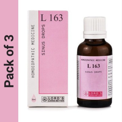 LORD'S L 163 Sinus Drops(3 x 30 ml)