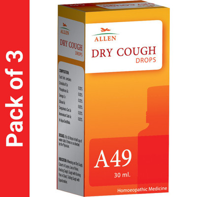 ALLEN A49 Dry Cough Drops(3 x 30 ml)