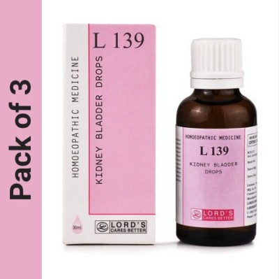 LORD'S L 139 Kidney Bladder Drops(3 x 30 ml)