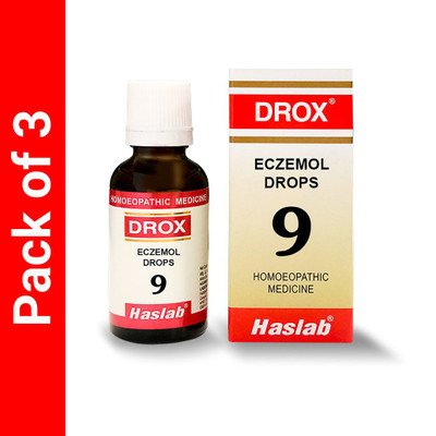 HASLAB Drox 9 Eczemol Drops(3 x 30 ml)